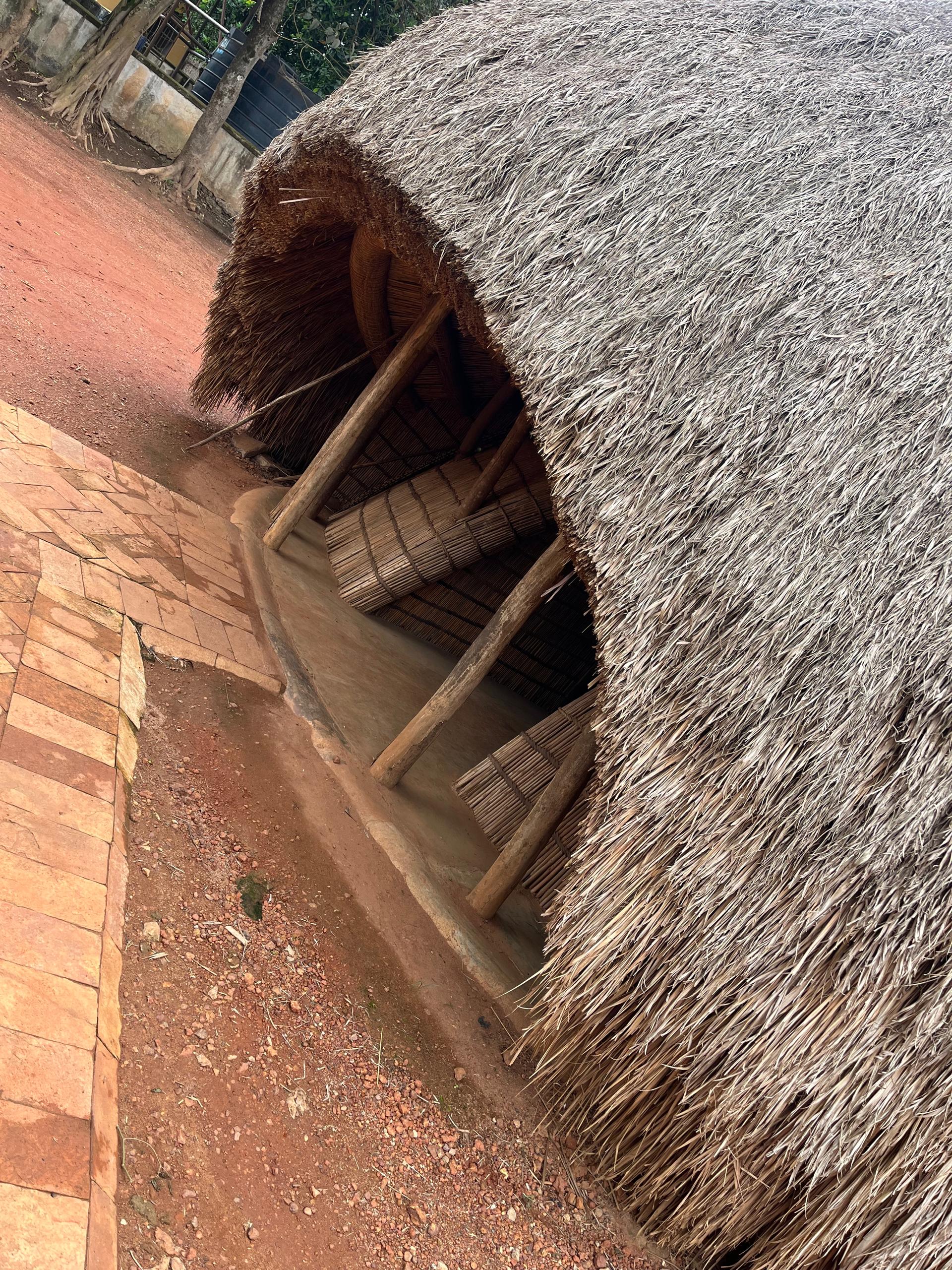 Close-up of the thatched roof at Kasubi Tombs
