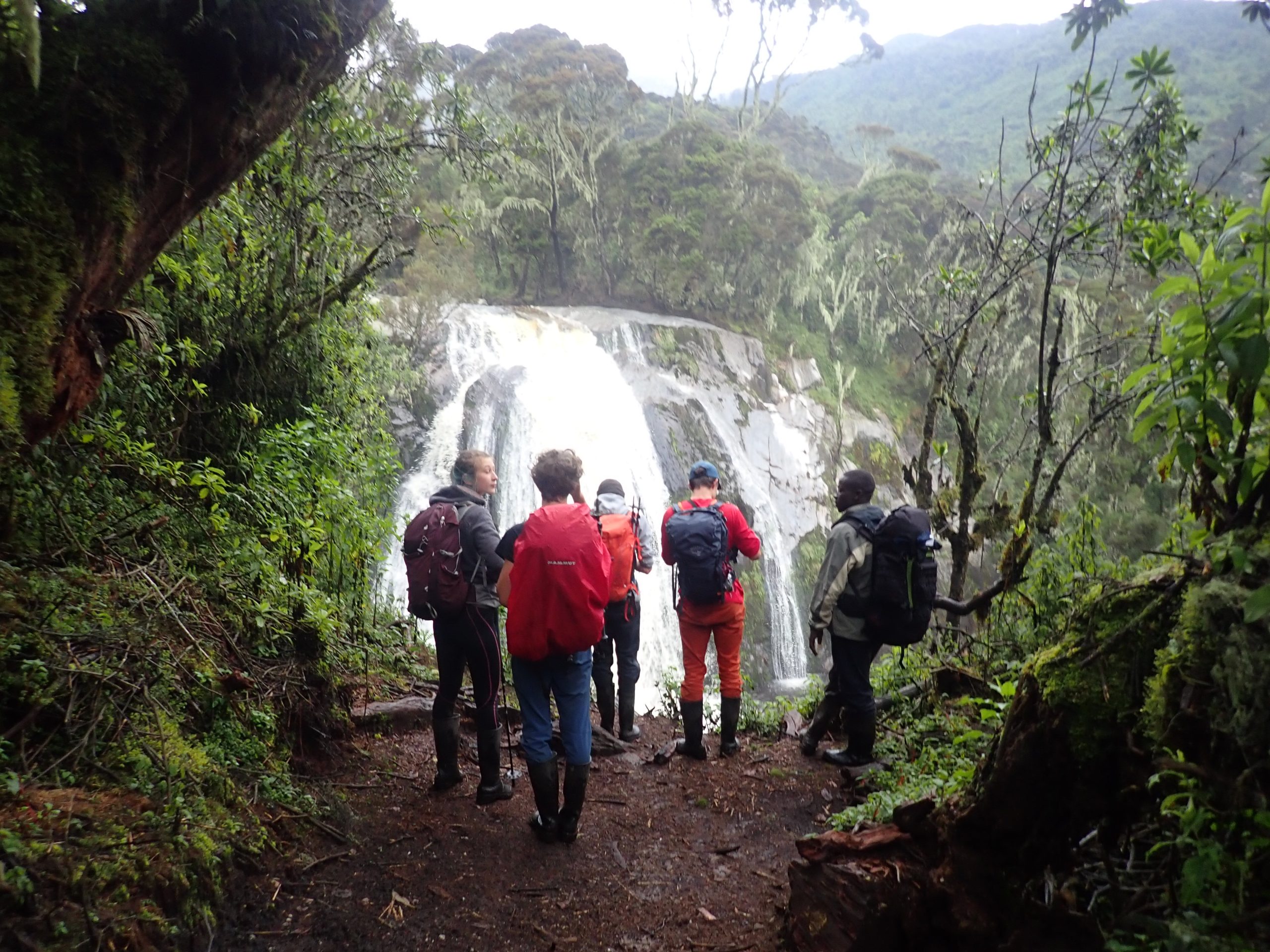 Tourists viewing Cathys Falls scaled 1